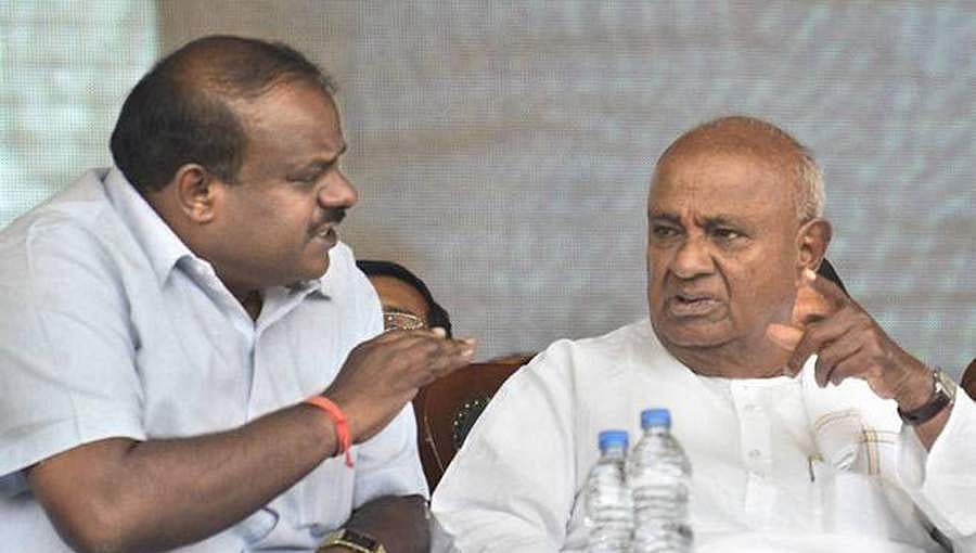 ಬಿಜೆಪಿ ಜತೆ ಸೇರಿ ಸರ್ಕಾರ ರಚಿಸಲು ಕುಮಾರಸ್ವಾಮಿ ಮುಂದಾಗಿದ್ದರು: ಎಚ್ ಡಿ ದೇವೇಗೌಡ