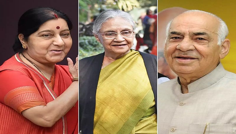 ಒಂದೇ ವರ್ಷದಲ್ಲಿ ದೆಹಲಿಯ 3 ಮಾಜಿ ಸಿಎಂ ಗಳ ನಿಧನ!