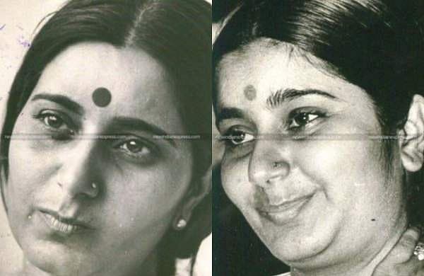 <div>ಹಸನ್ಮುಖಿ ಸುಷ್ಮಾ ಸ್ವರಾಜ್</div><div><br></div>
