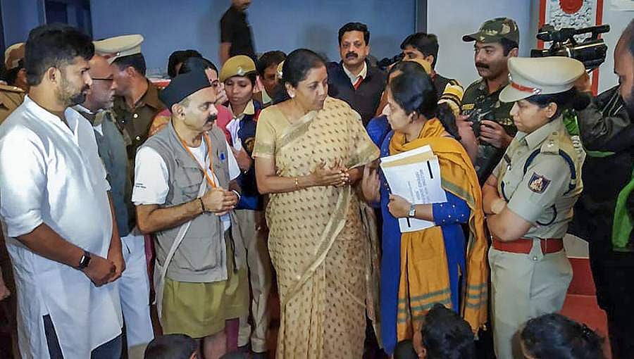 ಕರ್ನಾಟಕ ಪ್ರವಾಹ: ನಾಳೆ ಕೇಂದ್ರ ಸಚಿವೆ ನಿರ್ಮಲಾ ಸೀತಾರಾಮನ್ ಭೇಟಿ
