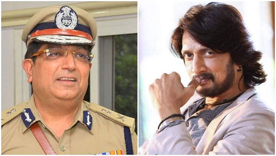 ಕಿಚ್ಚ ಸುದೀಪ್ ಮನೆಗೆ ಪೊಲೀಸ್ ಆಯುಕ್ತ ಭಾಸ್ಕರ್ ರಾವ್ ಭೇಟಿ!