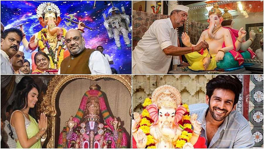 ಬಾಲಿವುಡ್, ರಾಜಕೀಯ ಗಣ್ಯರಿಂದ ಗಣೇಶ ಚತುರ್ಥಿ ಆಚರಣೆ!