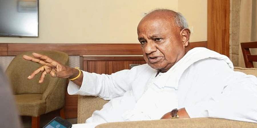 ಆಪರೇಷನ್ ಕಮಲದ ಬಗ್ಗೆ ಕಠುವಾಗಿ ಮಾತನಾಡಿದ್ದಕ್ಕಾಗಿ ಡಿಕೆಶಿಗೆ ಈ ಶಿಕ್ಷೆ : ಎಚ್ ಡಿ ದೇವೇಗೌಡ
