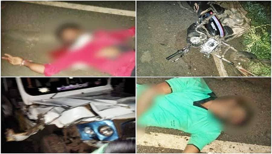 ಧಾರವಾಡ: ಬೈಕ್-ಲಾರಿ ನಡುವೆ ಭೀಕರ ಅಪಘಾತ, ಸ್ಥಳದಲ್ಲೇ ಮೂವರು ಸಾವು
