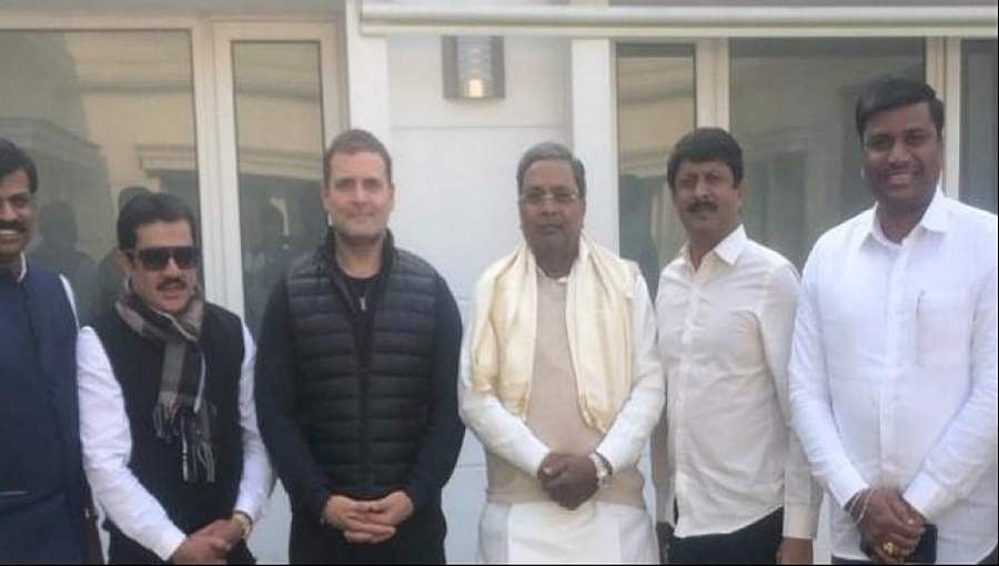 ಸಿದ್ದರಾಮಯ್ಯ-ರಾಹುಲ್ ಗಾಂಧಿ ಭೇಟಿ: ಪಕ್ಷದ ಪುನಶ್ಚೇತನದ ಬಗ್ಗೆ ಚರ್ಚೆ