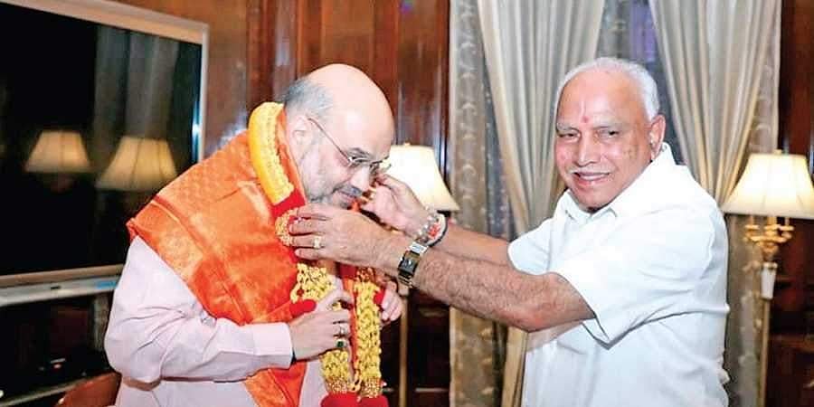 ಅಮಿತ್ ಶಾ ಭೇಟಿ: ಗರಿಗೆದರಿದ ಸಂಪುಟ ವಿಸ್ತರಣೆ ಚಟುವಟಿಕೆ, ಮನವೊಲಿಸಲು ಯಡಿಯೂರಪ್ಪ ಕಸರತ್ತು