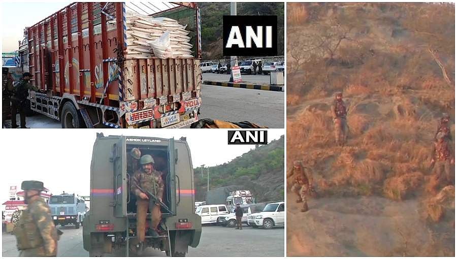 ಜಮ್ಮು-ಶ್ರೀನಗರ ಹೆದ್ದಾರಿಯಲ್ಲಿ ಗುಂಡಿನ ಚಕಮಕಿ: ಮೂವರು ಉಗ್ರರು ಹತ, ಪೊಲೀಸ್ ಗೆ ಗಾಯ