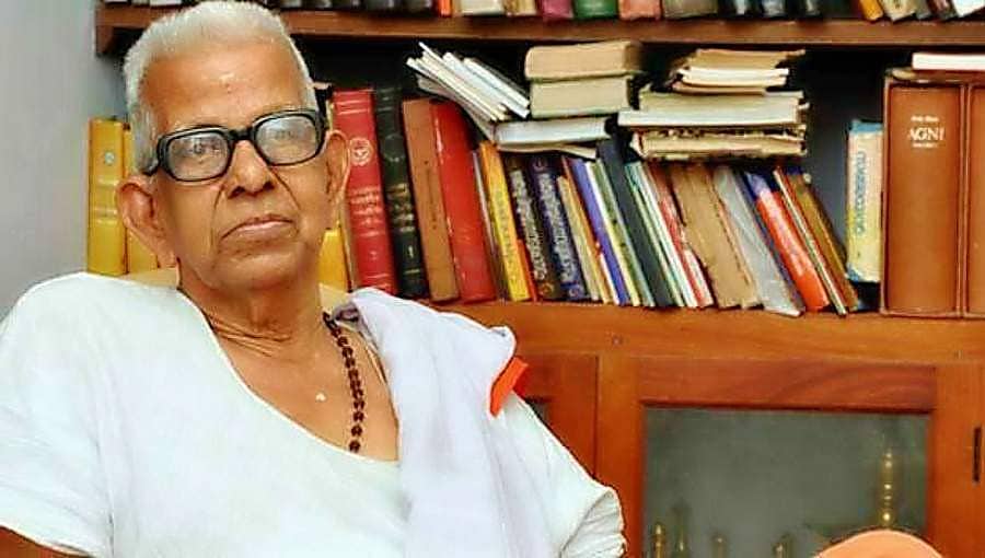 ಜ್ಞಾನಪೀಠ ಪ್ರಶಸ್ತಿ ಪುರಸ್ಕೃತ ಮಲಯಾಳಂ ಕವಿ ಅಕ್ಕಿಥಮ್ ಅಚ್ಯುತನ್ ನಂಬೂದಿರಿ ನಿಧನ