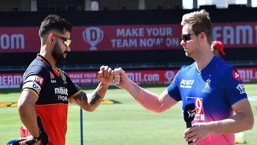 ಐಪಿಎಲ್ 2020: ಬೆಂಗಳೂರು ವಿರುದ್ಧ ಟಾಸ್ ಗೆದ್ದ ರಾಜಸ್ತಾನ ಬ್ಯಾಟಿಂಗ್ ಆಯ್ಕೆ, LIVE SCORE ನೋಡಿ