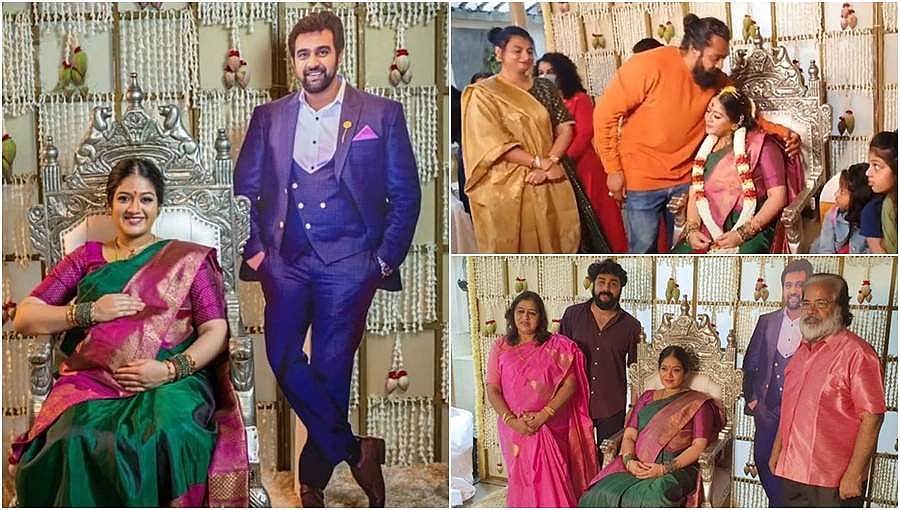 ನಿನ್ನ ನೆನಪೇ ನನಗೆ ಶ್ರೀರಕ್ಷೆ: ಸೀಮಂತದಲ್ಲಿ ಕಂಗೊಳಿಸಿದ ಮೇಘನಾ ಸರ್ಜಾ!