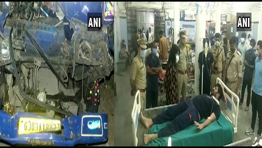 ಗುಜರಾತ್: ಎರಡು ಟ್ರಕ್'ಗಳ ಮುಖಾಮುಖಿ ಡಿಕ್ಕಿ, 9 ಮಂದಿ ದುರ್ಮರಣ, 17ಕ್ಕೂ ಹೆಚ್ಚು ಜನರಿಗೆ ಗಾಯ