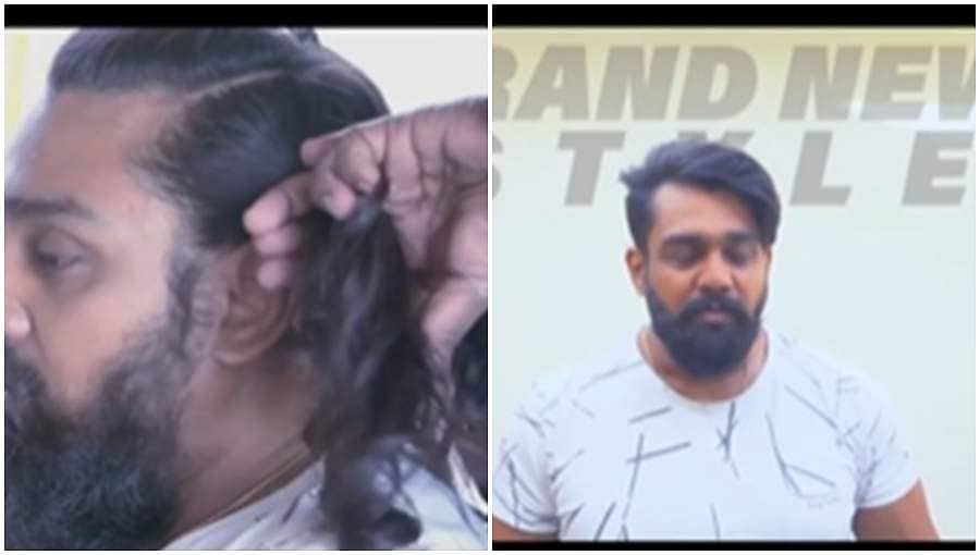 ಹೊಸ ಗೆಟಪ್ ನಲ್ಲಿ ಧ್ರುವ ಸರ್ಜಾ: ಕ್ಯಾನ್ಸರ್ ರೋಗಿಗಳಿಗೆ ಕೂದಲು ದಾನ ಮಾಡಿದ ಆಕ್ಷನ್ ಫ್ರಿನ್ಸ್; ವಿಡಿಯೋ