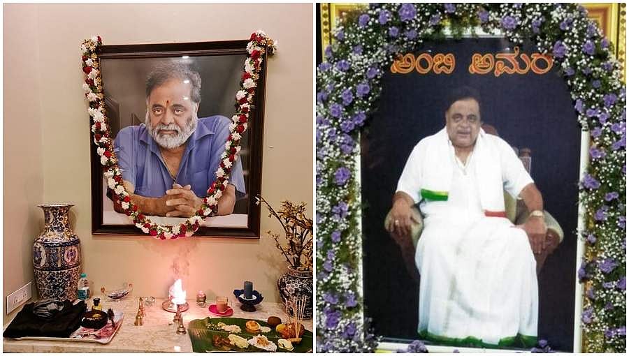 ಅಂಬರೀಷ್ ಎರಡನೇ ವರ್ಷದ ಪುಣ್ಯತಿಥಿ: ಸಮಾಧಿಗೆ ಪತ್ನಿ ಸುಮಲತಾ, ಪುತ್ರ ಅಭಿಷೇಕ್ ಸೇರಿದಂತೆ ಗಣ್ಯರಿಂದ ಪೂಜೆ