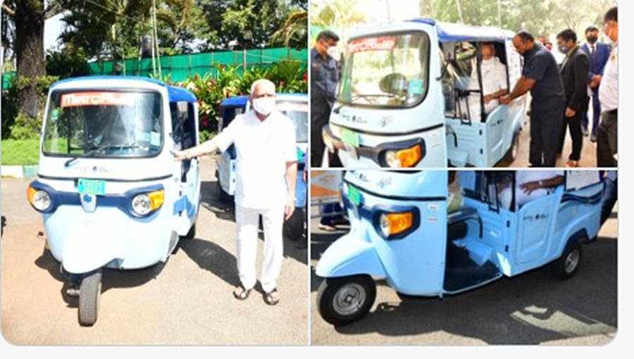 ವಿದ್ಯುತ್ ಚಾಲಿತ ವಾಹನಗಳ ಬ್ಯಾಟರಿ ಸ್ಟಾಪಿಂಗ್ ಘಟಕಕ್ಕೆ ಮುಖ್ಯಮಂತ್ರಿ ಬಿಎಸ್ ಯಡಿಯೂರಪ್ಪ ಚಾಲನೆ