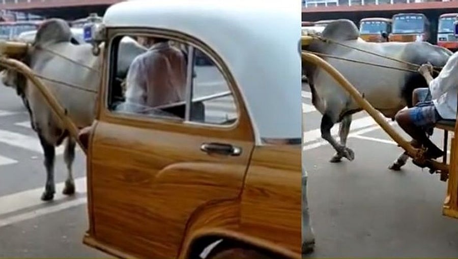 ಧರ್ಮಸ್ಥಳದ 'ಎತ್ತಿನ ಬಂಡಿ ಕಾರು' ಮತ್ತೊಮ್ಮೆ ಸುದ್ದಿಯಲ್ಲಿ: ವಿಡಿಯೋ ಟ್ವೀಟ್ ಮಾಡಿ ಟೆಸ್ಲಾಗೆ ಚಾಲೆಂಜ್ ಹಾಕಿದ ಮಹೀಂದ್ರ!