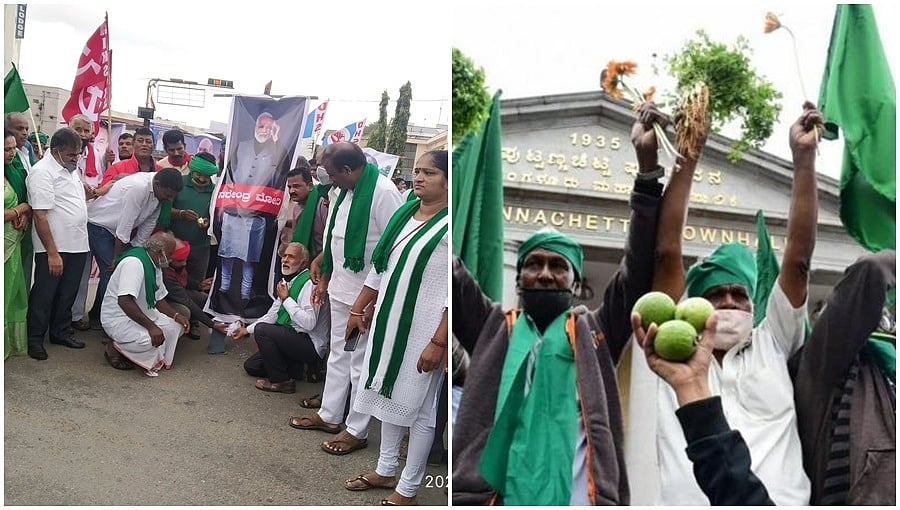 ಕೇಂದ್ರ ಸರ್ಕಾರದ ಸುಧಾರಣಾ ಕೃಷಿ ಮಸೂದೆಗೆ ವಿರೋಧ: ಇಂದು ವಿಧಾನಸೌಧಕ್ಕೆ ರೈತರ ಮುತ್ತಿಗೆ