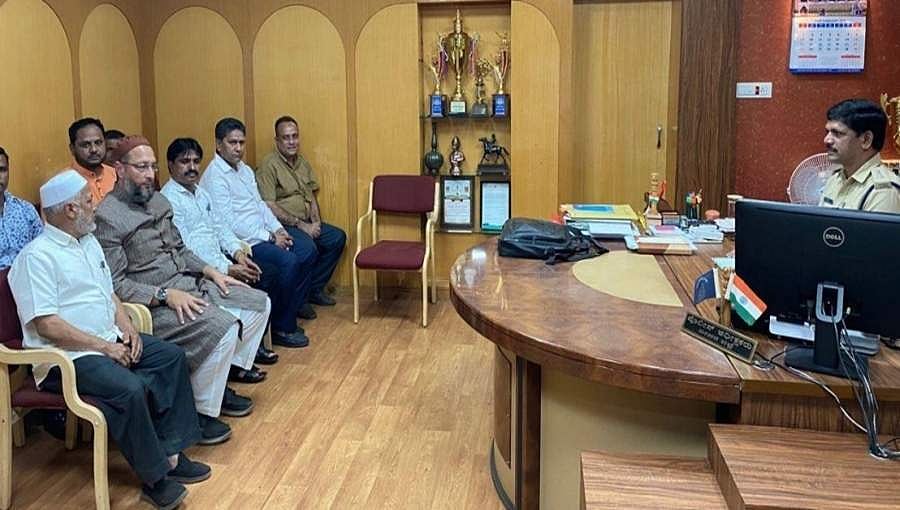 ಸಿಎಎ ವಿರೋಧಿ ನಾಟಕ: ಶಹೀನ್ ಶಾಲೆಯ ಮುಖ್ಯೋಪಾಧ್ಯಾಯರು, ಬಾಲಕನ ತಾಯಿಯನ್ನು ಜೈಲಿನಲ್ಲಿ ಭೇಟಿಯಾದ ಅಸಾದುದ್ದೀನ್ ಓವೈಸಿ