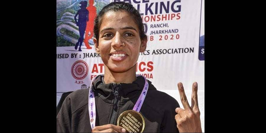 ರೇಸ್ ವಾಕಿಂಗ್ ನಲ್ಲಿ ಭಾವನಾ ಜಾಟ್ ಹೊಸ ದಾಖಲೆ: ಟೋಕಿಯೋ ಒಲಂಪಿಕ್ಸ್ ಗೆ ಆಯ್ಕೆ