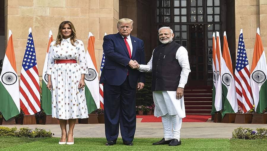 ಡೊನಾಲ್ಡ್ ಟ್ರಂಪ್ ದಂಪತಿಯ 2ನೇ ದಿನದ ಪ್ರವಾಸ 