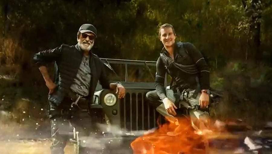 ಬೇರ್ ಗ್ರಿಲ್ಸ್ ಜೊತೆಗೆ ರಜನಿ ಬಂಡೀಪುರ ಸುತ್ತಿರುವ 'ಇಂಟು ದಿ ವೈಲ್ಡ್ ' ಟೀಸರ್ ಬಿಡುಗಡೆ