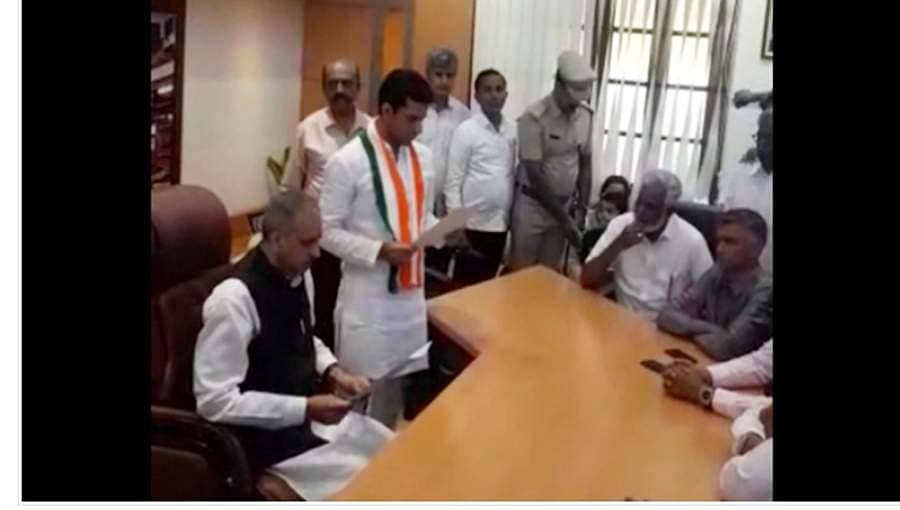 ಶಿವಾಜಿನಗರ ಕ್ಷೇತ್ರದ ಶಾಸಕ ರಿಜ್ವಾನ್ ಅರ್ಷದ್ ಪ್ರಮಾಣ ವಚನ ಸ್ವೀಕಾರ