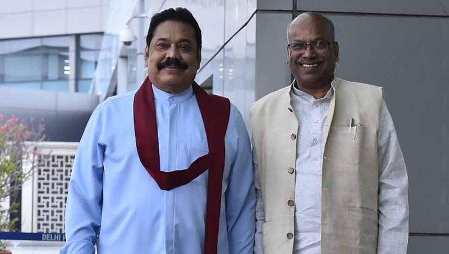 ಐದು ದಿನಗಳ ಭಾರತ ಭೇಟಿಗಾಗಿ ನವದೆಹಲಿಗೆ ಬಂದಿಳಿದ ಶ್ರೀಲಂಕಾ ಪ್ರಧಾನಿ ರಾಜಪಕ್ಸೆ