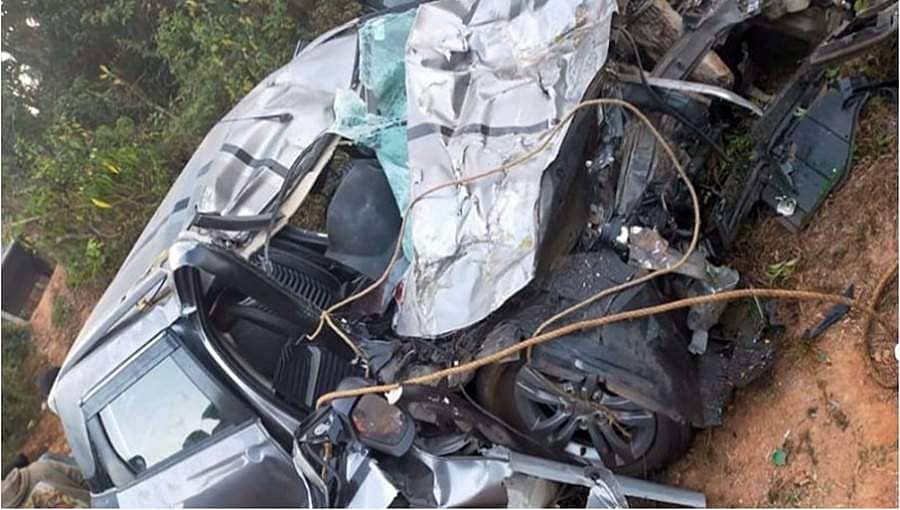 ಮಂಗಳೂರು: ಕಾರಿಗೆ ಲಾರಿ ಡಿಕ್ಕಿ, ಸಹಾಯಕ ಪ್ರೊಫೆಸರ್ ಸೇರಿ ಇಬ್ಬರ ಸಾವು