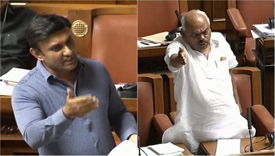 ರಮೇಶ್ ಕುಮಾರ್ ಅಮಾನತಿಗೆ ಒತ್ತಾಯಿಸಿ ಬಿಜೆಪಿ ಸದಸ್ಯರಿಂದ ಗದ್ದಲ: ಕಲಾಪ ಎರಡು ಬಾರಿ ಮುಂದೂಡಿಕೆ