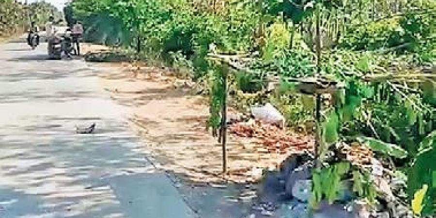 ದಾವಣಗೆರೆ: ಈ ಗ್ರಾಮದಲ್ಲಿ ರಸ್ತೆ ಬದಿಯೇ ಮೃತದೇಹಗಳ ಸಮಾಧಿ, ದಹನ!