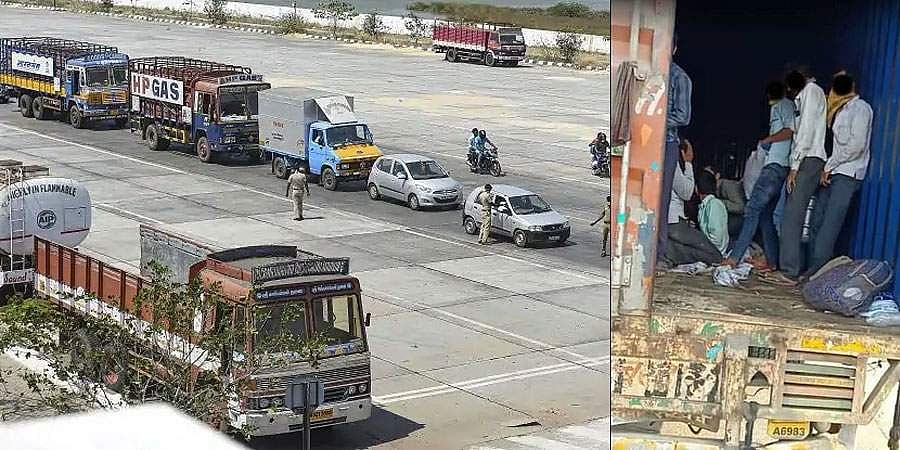 ಮಹಾರಾಷ್ಟ್ರ: ಸರಕು ಸಾಗಣೆಯಲ್ಲ, ಮಾನವ 'ಕಳ್ಳ'ಸಾಗಣೆ; ಟ್ರಕ್ ನಲ್ಲಿ 300ಕ್ಕೂ ಅಧಿಕ ಜನರ ನೋಡಿ ಬೆಚ್ಚಿ ಬಿದ್ದ ಪೊಲೀಸರು