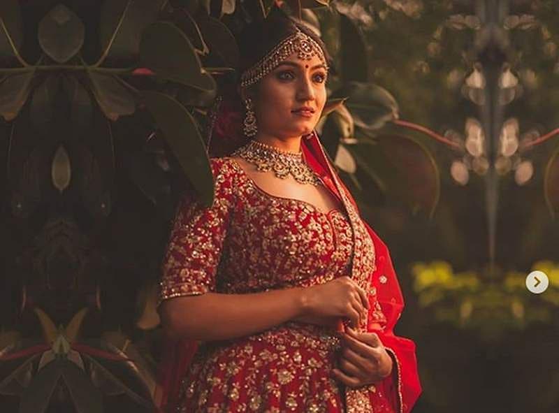 ಸಾಂಪ್ರದಾಯಿಕ ಉಡುಪಿನಲ್ಲಿ ವೈಷ್ಣವಿಗೌಡ