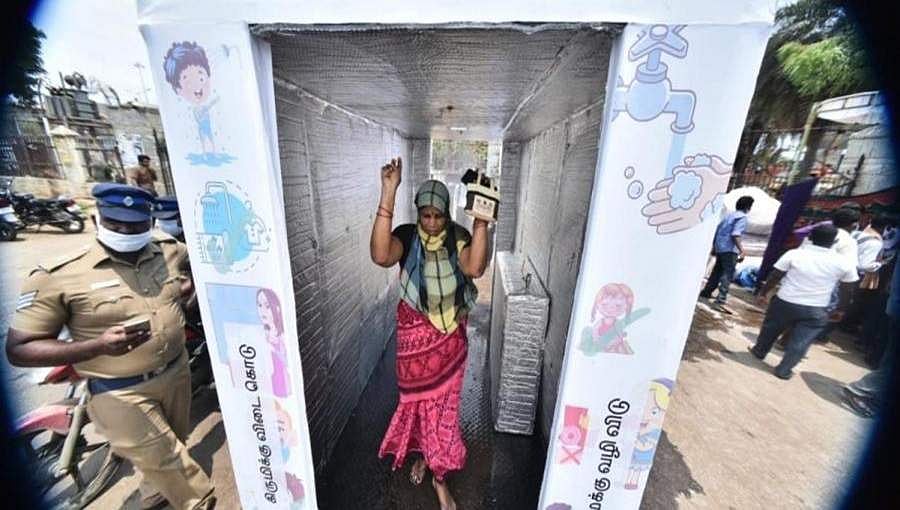 ಕೋವಿಡ್-19 ಮಧ್ಯೆ ಸೋಂಕು ನಿವಾರಕ ಸುರಂಗಗಳಿಗೆ ಹೆಚ್ಚಿದ ಬೇಡಿಕೆ