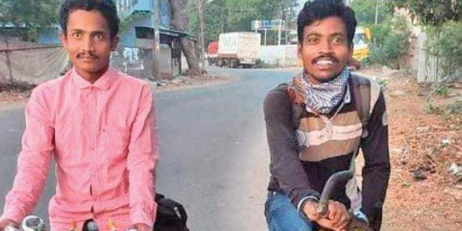 ಊರು ತಲುಪಲು 1,000 ಕಿ.ಮೀ ಸೈಕಲ್ ನಲ್ಲಿ ಕ್ರಮಿಸಿದ ಯುವಕರಿಗೆ ಕೈಕೊಟ್ಟ ಅದೃಷ್ಟ: ಮನೆ ತಲುಪುವ ಬದಲು ಐಸೊಲೇಷನ್ ಗೆ!