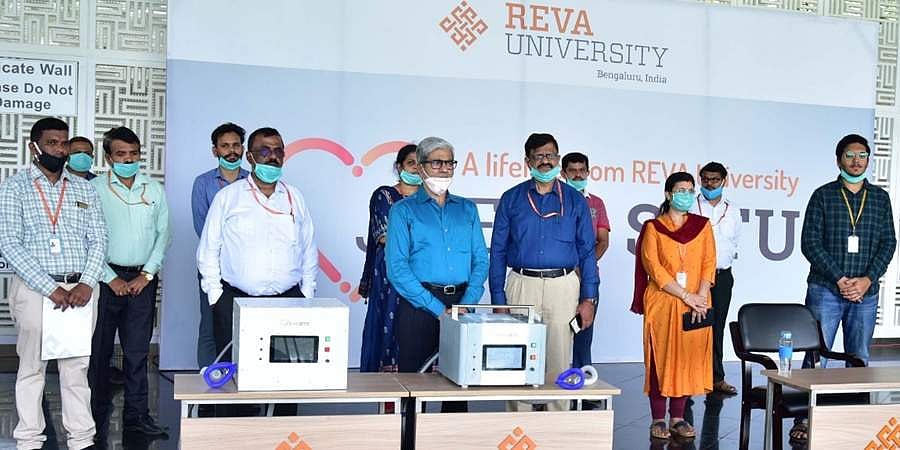 ರೇವಾ ವಿವಿ: 'ಜೀವ ಸೇತು' ಮೆಡಿಕಲ್ ವೆಂಟಿಲೇಟರ್ ಬಿಡುಗಡೆ