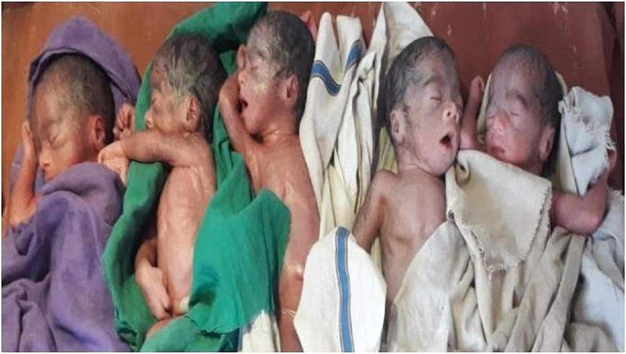 ಕೊರೋನಾ ಲಾಕ್ ಡೌನ್ ಮಧ್ಯೆ ಐದು ಮಕ್ಕಳಿಗೆ ಜನ್ಮ ನೀಡಿದ ಮಹಾತಾಯಿ!