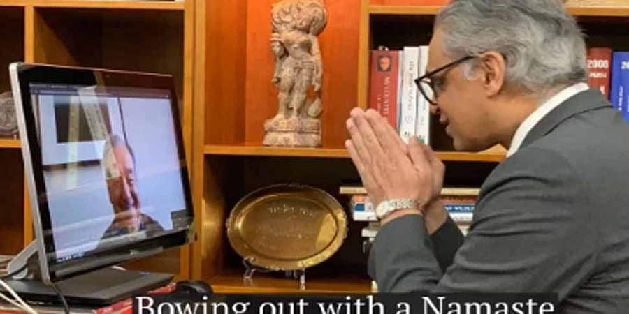 ನಮಸ್ತೆ ಹೇಳುವ ಮೂಲಕ ವಿಶ್ವಸಂಸ್ಥೆಗೆ ವಿದಾಯ ಹೇಳಿದ ಸಯ್ಯದ್ ಅಕ್ಬರುದ್ದೀನ್