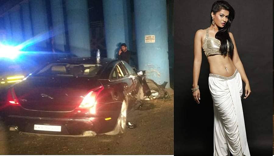 ಲಾಕ್'ಡೌನ್ ನಡುವೆಯೂ ಜಾಲಿ ರೈಡ್: ನಟಿ ಶರ್ಮಿಳಾ ಮಾಂಡ್ರೆ ಕಾರು ಅಪಘಾತ; ವಾಹನ ವಶ, ನಟಿಗಾಗಿ ಶೋಧ