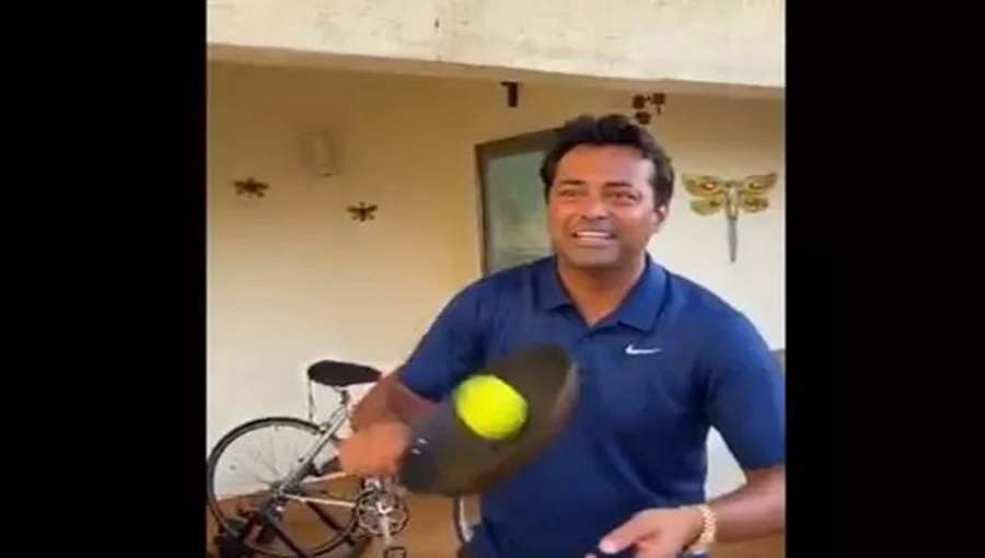 ಕೊರೋನಾ ಲಾಕ್‌ಡೌನ್ ಮಧ್ಯೆ 'ಫ್ರೈಯಿಂಗ್ ಪ್ಯಾನ್' ಚಾಲೆಂಜ್ ನೀಡಿದ ಲಿಯಾಂಡರ್ ಪೇಸ್!