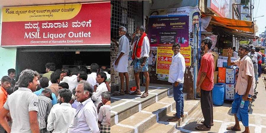 ಕೊನೆಗೂ ಕುಡುಕರ ಮೊರೆ ಆಲಿಸಿದ ಕೇಂದ್ರ; ಹಸಿರು ವಲಯಗಳಲ್ಲಿ ಮದ್ಯದಂಗಡಿ ತೆರೆಯಲು ಅವಕಾಶ