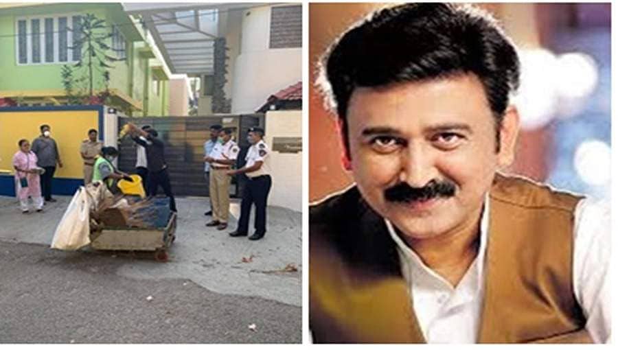 ಕಾರ್ಮಿಕರ ದಿನ: ಪೌರ ಕಾರ್ಮಿಕರ ಮೇಲೆ ಹೂಮಳೆ ಸುರಿದ ನಟ ರಮೇಶ್