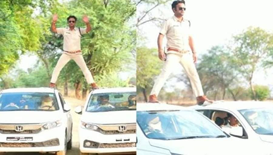 'ಸಿಂಗಂ' ರೀತಿ ಸ್ಟಂಟ್ ಮಾಡಲು ಹೋದ ಪೊಲೀಸ್ ಸಬ್ ಇನ್ಸ್ ಪೆಕ್ಟರ್ ಗೆ ಬಿತ್ತು ಭಾರಿ ದಂಡ!