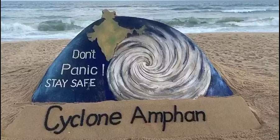 ನಾಳೆ ಒಡಿಶಾ, ಬಂಗಾಳ ಕಡಲತೀರಕ್ಕೆ ಅಪ್ಪಳಿಸಲಿದೆ ಅಂಫಾನ್ ಚಂಡಮಾರುತ: ಹವಾಮಾನ ಇಲಾಖೆ ಮಾಹಿತಿ