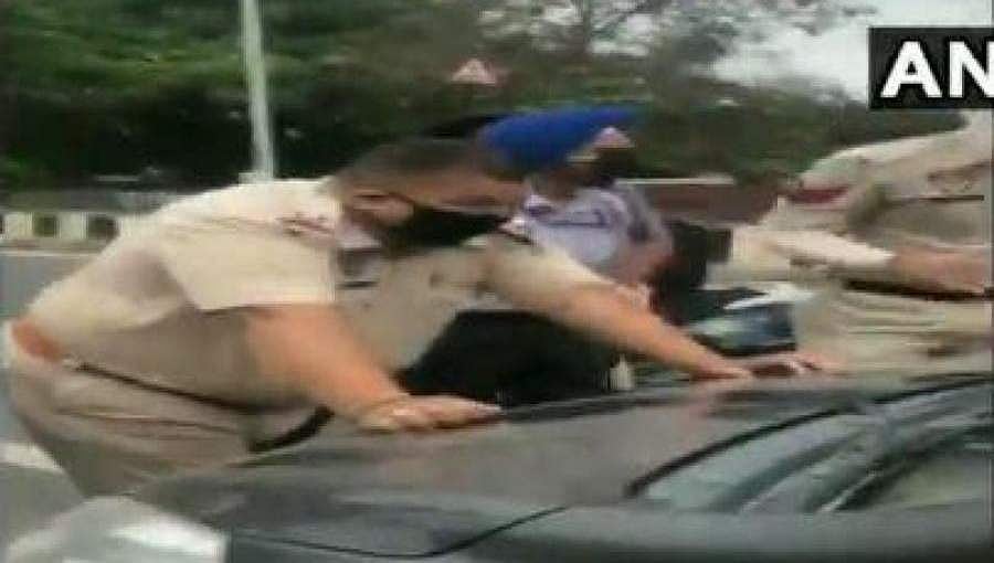 ಚಂಡೀಗಢ: ಕಾರನ್ನು ವೇಗವಾಗಿ ಚಲಾಯಿಸಿ ಪೊಲೀಸ್ ನನ್ನು ಎಳೆದೊಯ್ದ ಯುವಕನ ಮೇಲೆ ಬಿತ್ತು ಕೇಸು!
