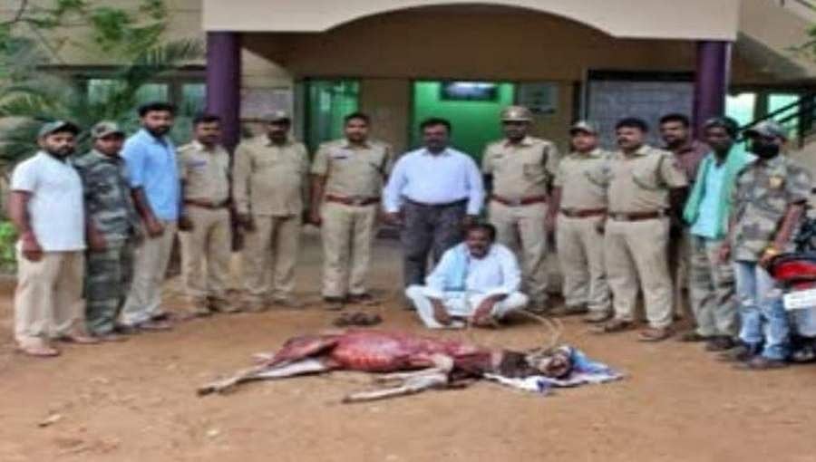 ಚಾಮರಾಜನಗರ: ಬೇಟೆಯಾಡುತ್ತಿದ್ದ ಅರಣ್ಯ ಇಲಾಖೆ ಮಾಹಿತಿದಾರನ ಬಂಧನ
