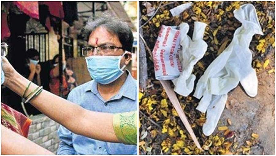 ಕೋವಿಡ್- 19: ಬಳಸಿದ ಮಾಸ್ಕ್ ಗಳಿಂದಲೂ ಸೋಂಕು ಹರಡಬಹುದು- ತಜ್ಞರ ಹೇಳಿಕೆ