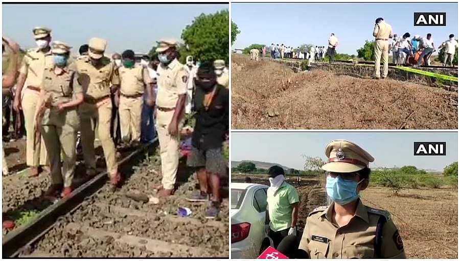 ಔರಂಗಾಬಾದ್: ಹಳಿ ಮೇಲೆ ಮಲಗಿದ್ದವರ ಮೇಲೆ ಗೂಡ್ಸ್ ರೈಲು ಹರಿದು 16 ಮಂದಿ ವಲಸೆ ಕಾರ್ಮಿಕರ ಸಾವು