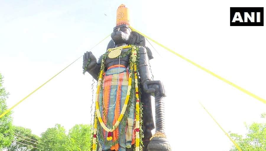 ಅಮೆರಿಕಾದಲ್ಲಿ ಬೃಹತ್ ಹಿಂದೂ ದೇವರ ವಿಗ್ರಹ! ಡೆಲಿವೇರ್ ನಲ್ಲಿ 25 ಅಡಿ ಹನುಮಂತನ ಪ್ರತಿಮೆ ಸ್ಥಾಪನೆ