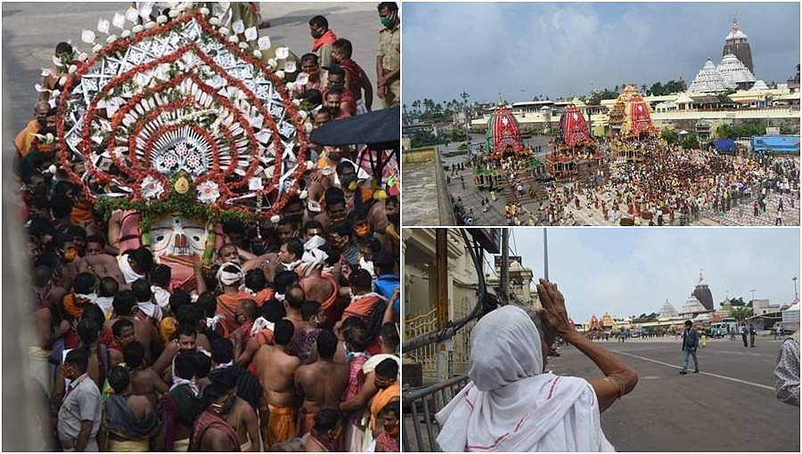 ಕೊರೋನಾ ಭೀತಿ ಬೆನ್ನಲ್ಲೇ ನಡೆದ ವಿಶ್ವವಿಖ್ಯಾತ ಪೂರಿ ಜಗನ್ನಾಥ ಸ್ವಾಮಿ ರಥಯಾತ್ರೆ!