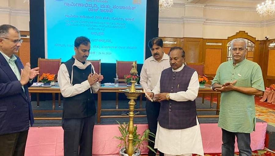 ಇನ್ನೂ ಮೂರು ವರ್ಷಗಳಲ್ಲಿ ಪ್ರತಿ ಮನೆ ಮನೆಗೂ ಕುಡಿಯುವ ನೀರು: ಈಶ್ವರಪ್ಪ