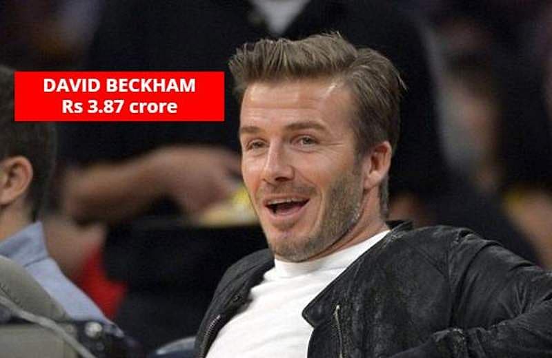 ಮಾಜಿ ಇಂಗ್ಲೆಂಡ್ ಫುಟ್ ಬಾಲ್ ಆಟಗಾರ ಡೇವಿಡ್ ಬೆಕ್ಹ್ಯಾಮ್